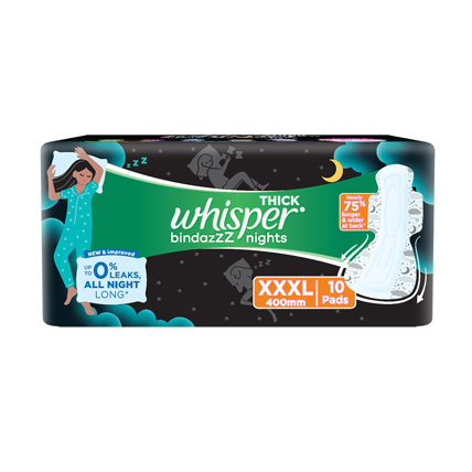 Whisper Ultra Bindazzz Nights Pads XXXL